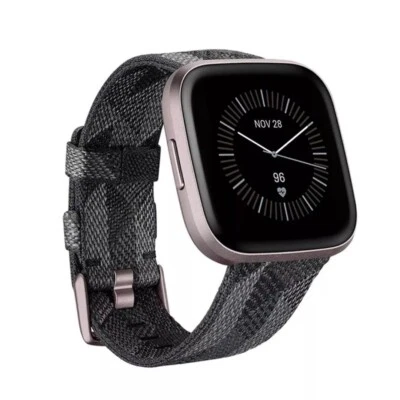Fitbit Versa 2 Special Edition Health & Fitness Smartwatch  Smoke Woven - Image 1 of 4