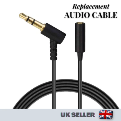 Replacement Extension Cable for Bose Headphones Earphones 3.5mm Male to Female - Image 1 of 4