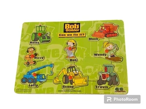 Vintage 2001 Bob The Bulider Wooden Puzzle - Picture 1 of 3
