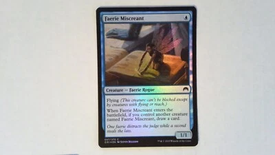 Foil Faerie Miscreant	 Magic Origins  - Magic the Gathering Blue - Image 1 of 2