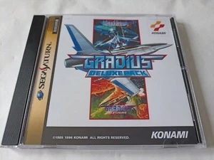 SEGA Saturn Gradius Deluxe Pack Konami cover and case replacement - Imagen 1 de 8