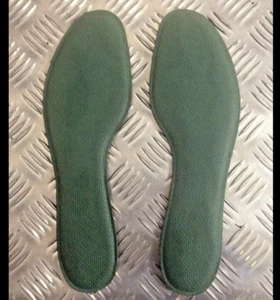 British Army Green Coloured Shoe / Boot Innersoles / Insoles - All sizes - NEW - Picture 1 of 4