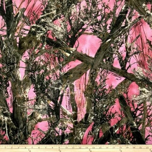 Tela 100 % algodón oculta rama árbol exterior Pink True Timber MC2 - ELIGE EL TAMAÑO Foto 1 de 3
