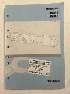 Volvo AWB30 AWB40 Service Manual Edition 1  - Picture 1 of 6