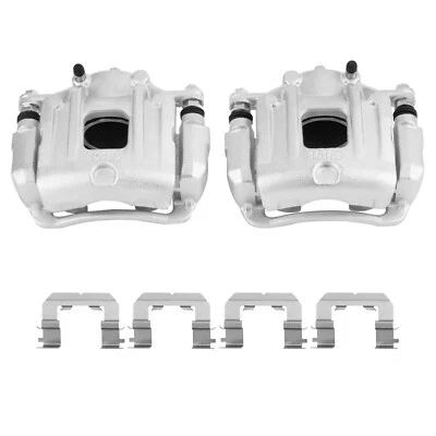 Комплект переднего левого и правого тормозного суппорта с кронштейном для Hyundai Santa Fe Kia Sorento - Изображение 1 из 4