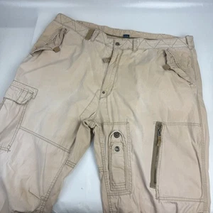 Vintage Y2K Polo Ralph Lauren Military Cargo Hose 48x34 Fallschirmjäger Flug Khaki - Bild 1 von 17