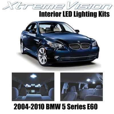 XtremeVision Interior LED for BMW 5 Series E60 2004-2010 (17 PCS) Cool White - Image 1 of 4