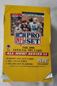 1990 NFL PRO SET SERIES 2 FOOTBALL SEALED BOX 36 PACKS Possible EMMITT SMITH RC - Picture 1 of 5