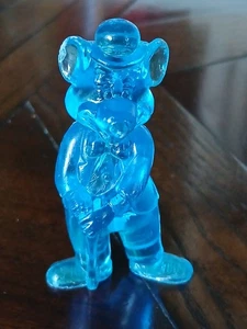 Vintage 1994 Chuck E. Cheese 2,5" Blue Chuck Acryl Figur Showbiz Pizza Time - Bild 1 von 4