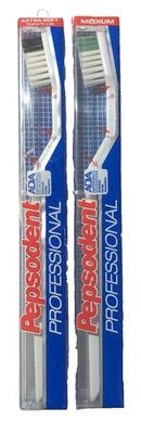 LOTE 2* Cepillos de dientes profesionales Pepsodent cerdas extra suaves y medianas Foto 1 de 2