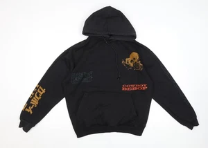 Pull&Bear Men’s Black Cowboy Bebop Anime Hoodie Size S Pullover Graphic - Picture 1 of 12