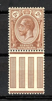 Estampilla de asentamientos del estrecho - 1921 - #181 - MH - Rey Jorge V Foto 1 de 2