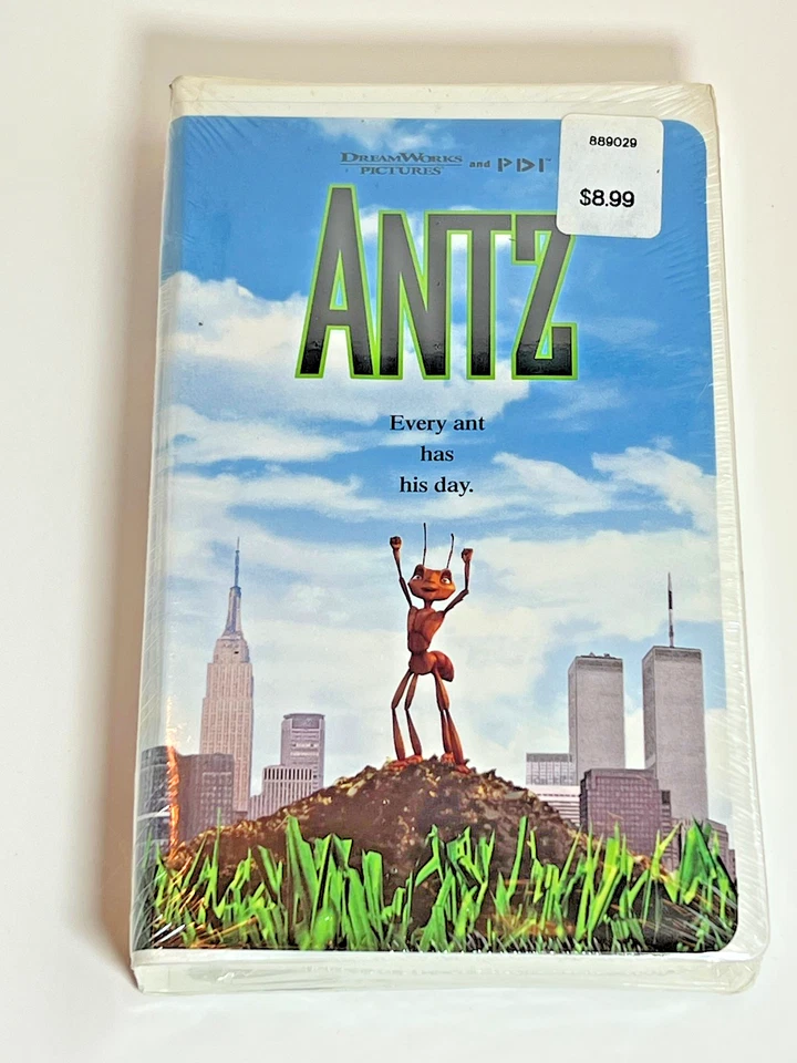 Vintage Dreamworks Home Entertainment VHS Antz Original Sealed Clamshell 1999 - Image 1 of 3