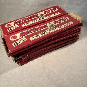 American Flyer Gauge S Number 26302 Terminal And Uncoupled Track Lot Of 22. - Picture 1 of 11