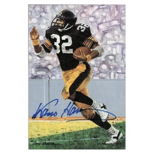 Franco Harris Steelers Autographed Signed Goal Line Art Card #282 (JSA COA) - Picture 1 of 2
