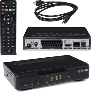 COMAG SL30T2 FullHD HEVC DVBT/T2 Receiver H.265, inkl. HDMI-Kabel, schwarz  - Bild 1 von 5