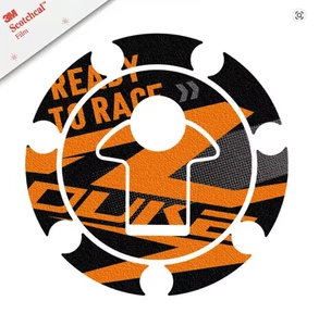 KTM Duke 790 890 2018 - 2022 Motorcycle Fuel Tank Cap Decal Cover Orange & Black - Picture 1 of 1
