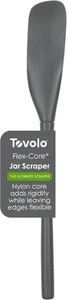 Tovolo Flex-Core All-Silicone Long-Handled Jar Scraper Spatula, Angled Turner H - Picture 1 of 12