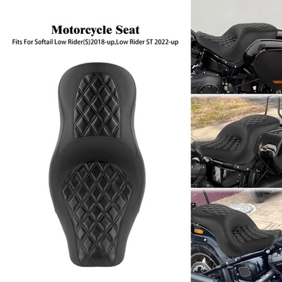 Low Profile Diamond Driver Passenger Seat For Harley Low Rider FXLRST 2018-2025 - Image 1 of 4