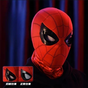 Spider-Man Headgear Has Movable Eyes Halloween Performance Birthday Present Toy - Picture 1 of 3