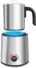 NWOUIIAY Montalatte Elettrico Automatico Montalatte Da 550 Watt 300 Ml Contenito