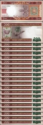 Mauritania 200 Ouguiya 2013, UNC, 20 Pcs LOT, Consecutive, P-17 - Image 1 of 4