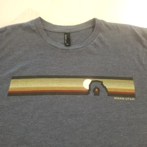 Camiseta De Colección Moab Utah Para Hombre XL Golpeada Gris Lavado Envejecido - Imagen 1 de 10