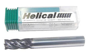 Helicoidal 3/8" x 7/8" Vari. Pitch High Perf. Fresa de extremo de carburo con C.R-SST, titanio - Imagen 1 de 1