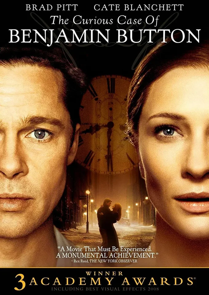 The Curious Case of Benjamin Button Brad Pitt Cate Blanchett DVD - Image 1 of 1