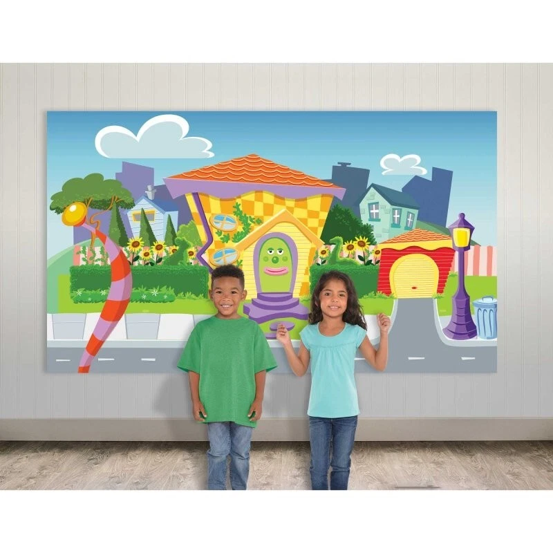 The Wiggles Party Scene Setter Backdrop Wall Decoration 165cm x 85cm - Image 1 of 1