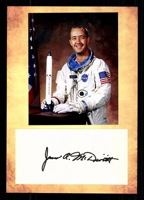 James Mc Divitt Amerikanischer Astronaut Apollo 9 Original Signiert # G 44023 - Bild 1 von 2