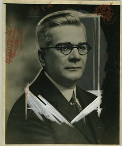 FOTO GENERAL CUBANO ORIGINAL DEL PRESIDENTE MACHADO CUBA 1928 DE COLECCIÓN EXCELENTE - Imagen 1 de 2