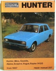 Intereurope - Hunter Range, Minx Gazelle etc / from 1967 / Workshop Manual - 217 - Imagen 1 de 6