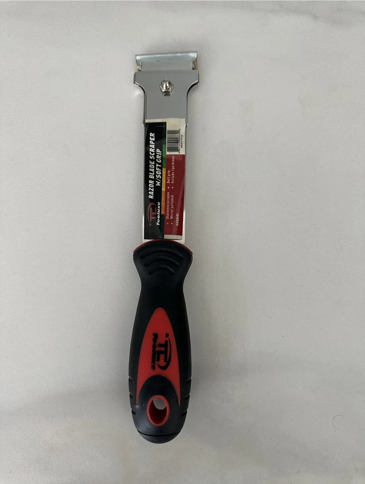 RASPADOR DE LÂMINA DE BARBEAR DE LUXO AÇO INOXIDÁVEL COM ADERÊNCIA MACIA - Imagem 1 de 2