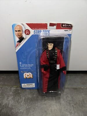 Figura de acción Mego Star Trek The Next Generation Q 8" articulación de 14 puntos Foto 1 de 4