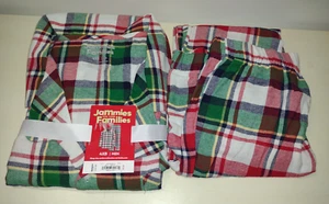 Jammies For Your Families Mens 3XB Red Green Plaid Flannel Pajamas Big Man - Picture 1 of 5