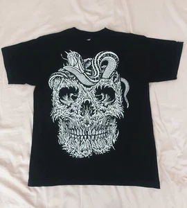 Mike Giant Rebel 8 Snake & Skull Shirt Medium - Picture 1 of 7