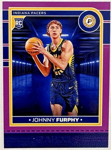 Aros Panini NBA Invierno 2024-25 Johnny Furphy RC Púrpura Opti-Cromo Prizm #265 - Imagen 1 de 2