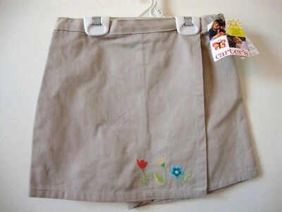 Falda Caqui Carter's Niñas - Talla 6X - 100% Algodón - Nueva con Etiquetas - Años 90 Nueva de Lote Antiguo Foto 1 de 4