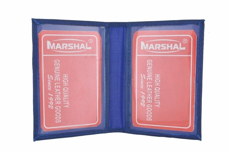 Slim Thin Leather Credit Card ID Mini Wallet Holder Bifold Driver's License Safe - Image 1 of 4