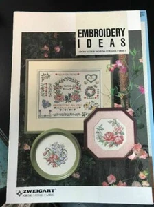 Cross Stitch Pattern Booklet :Embroidery Ideas Cross Stitch Designs (Zweigart) - Picture 1 of 1