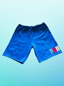 Short Nuevo Men's Puma Vallarta Blue Big Fleece XXL para hombre - Picture 1 of 6