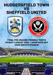 HUDDERSFIELD TOWN v SHEFFIELD UNITED England 2 August 2024 Friendly FAN edition - Picture 1 of 1