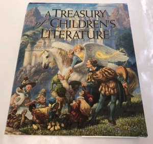 Vintage Traditional Story Book A Treasury of Children's Literature 1992 Kids - Picture 1 of 11