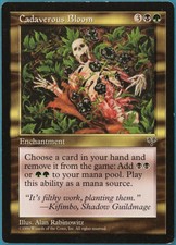 Cadaverous Bloom Mirage HEAVILY PLD Black Green Rare CARD (229179) ABUGames