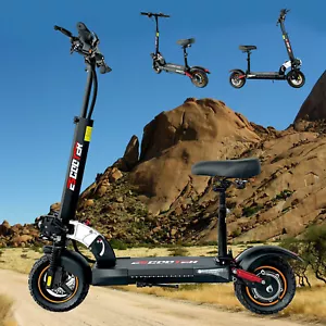 800W 48V Electric Scooter Adult Commuter Motorcycle 10" Off Road Tires 16Ah new - Picture 1 of 9
