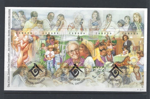 CANADA, FDC, SCOTT 1523, S/S, "UN INTERNATIONAL YEAR OF THE FAMILY" Cover