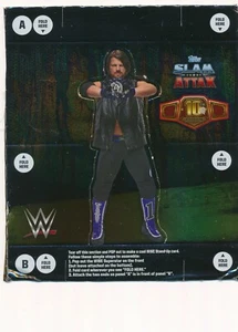 2017 Topps WWE Slam Attax India Exclusive Box Back HTF Rare - Picture 1 of 10