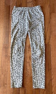 Gap Kids Girls Gray Leopard Cheetah Print Leggings, Size Medium (8-9). Adorable! - Picture 1 of 4