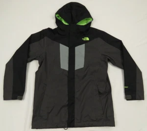 The North Face TNF 3 In 1 Hyvent Rain Wind Boys Youth Hooded Full Zip Jacket L - Picture 1 of 14